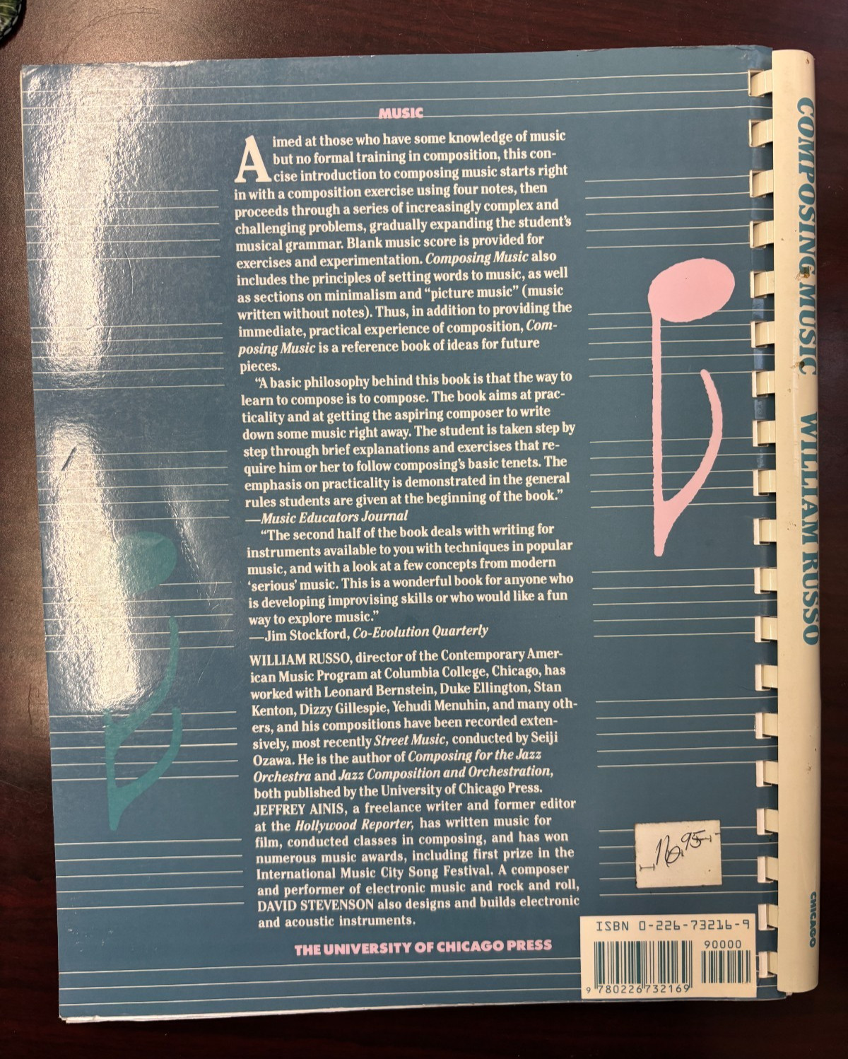 Composing Music : A New Approach by William Russo, Paperback, Spiral-bound