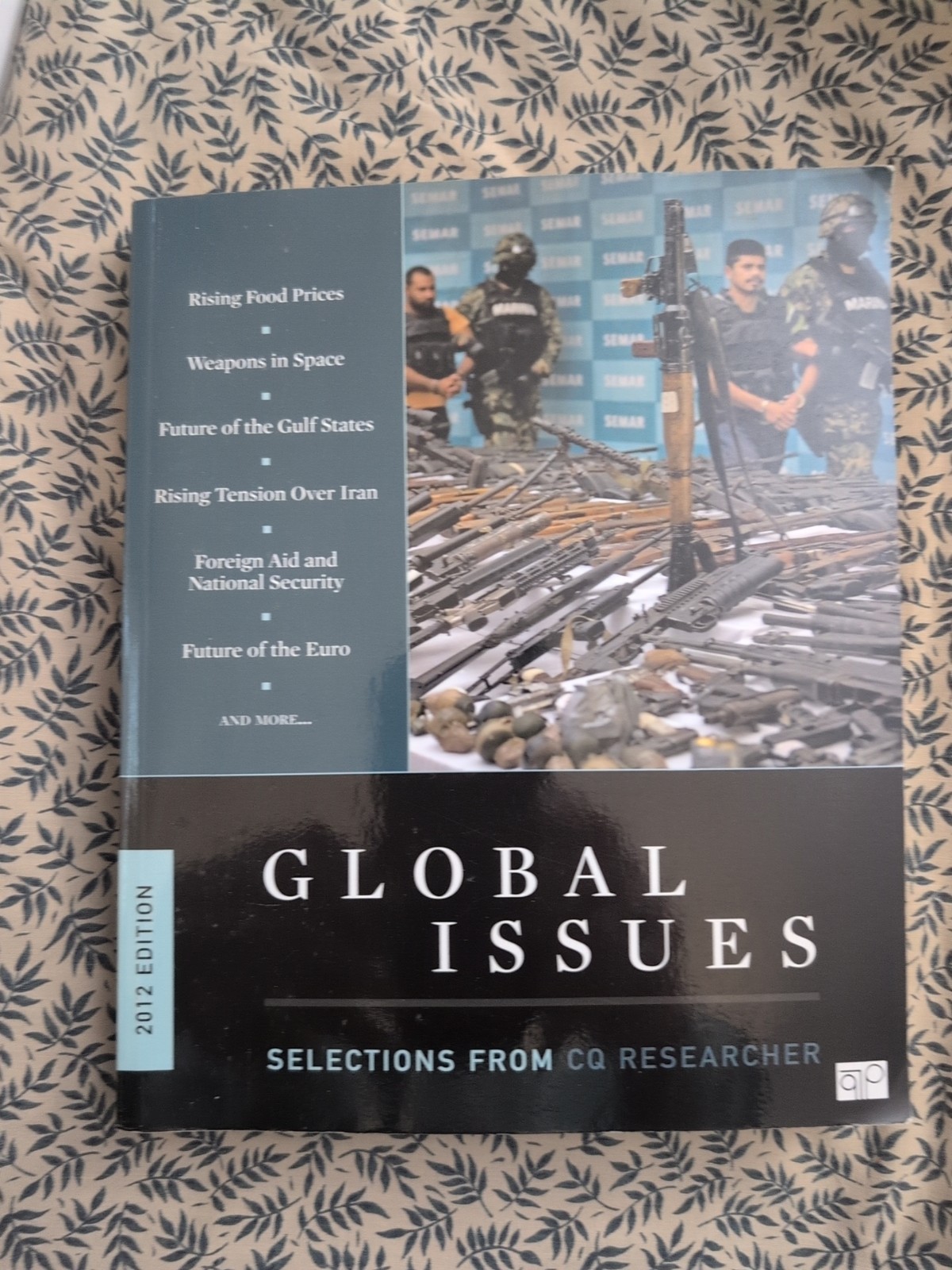 Global Issues 2012 Edition Selections from CQ Researcher Paperback Like New