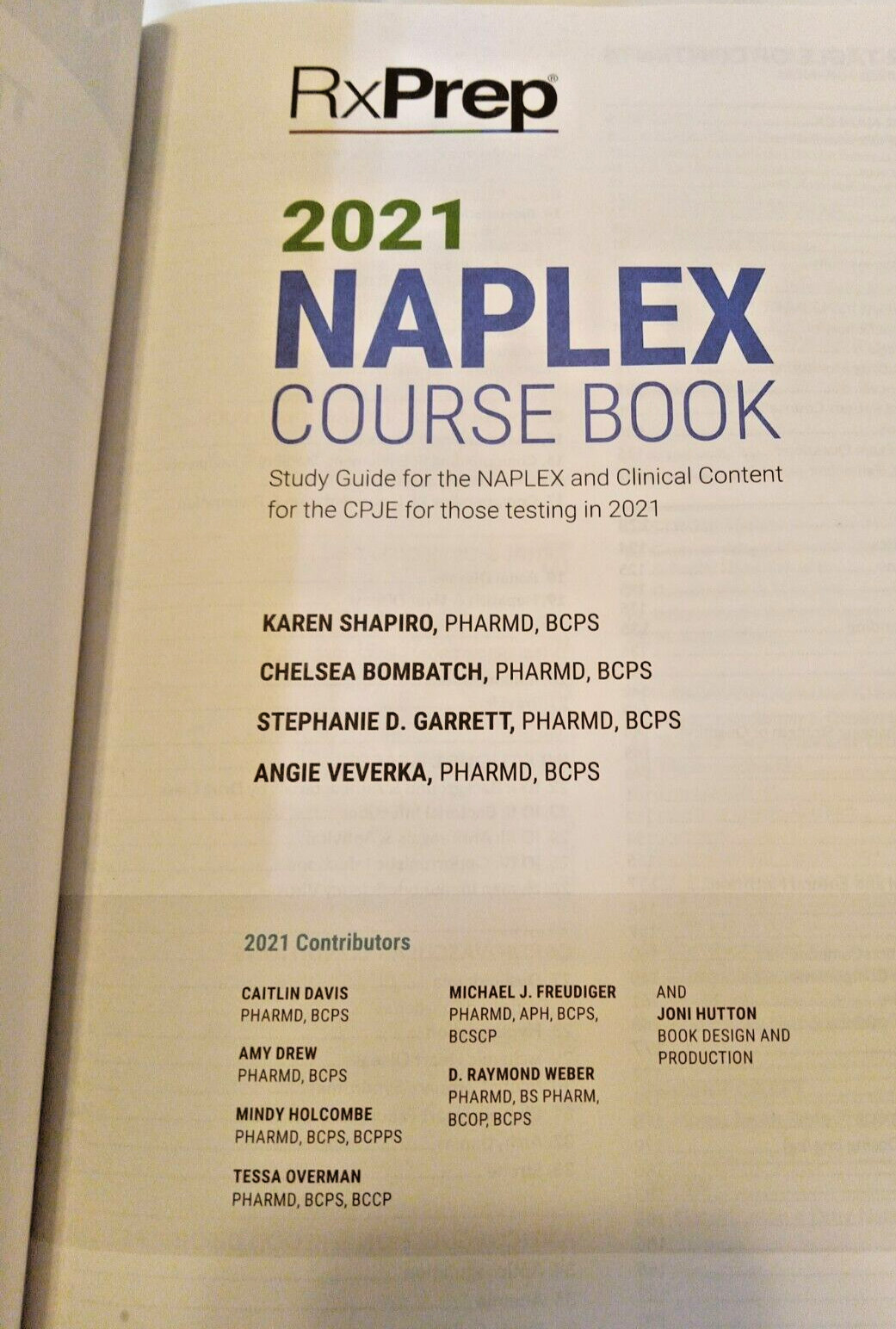 RxPrep’s 2021 Course Book for Pharmacist Licensure – Paperback, by RxPrep L30C