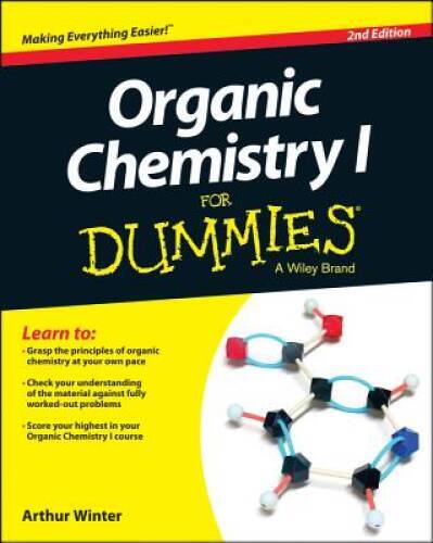 Organic Chemistry I For Dummies – Paperback By Winter, Arthur – GOOD